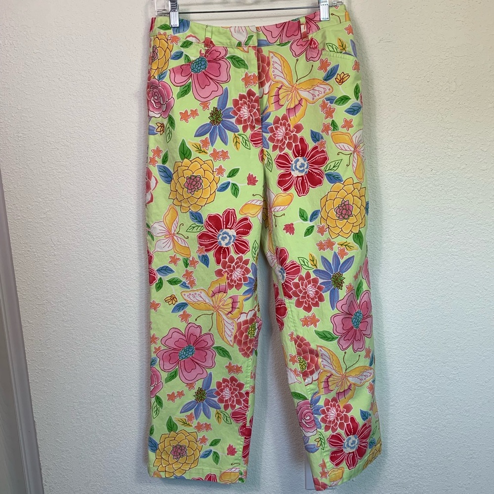 Talbots crop pant with stretch for curvy fit